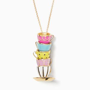 Kate Spade Tea Cup Necklace 🎉Host Pick🎉